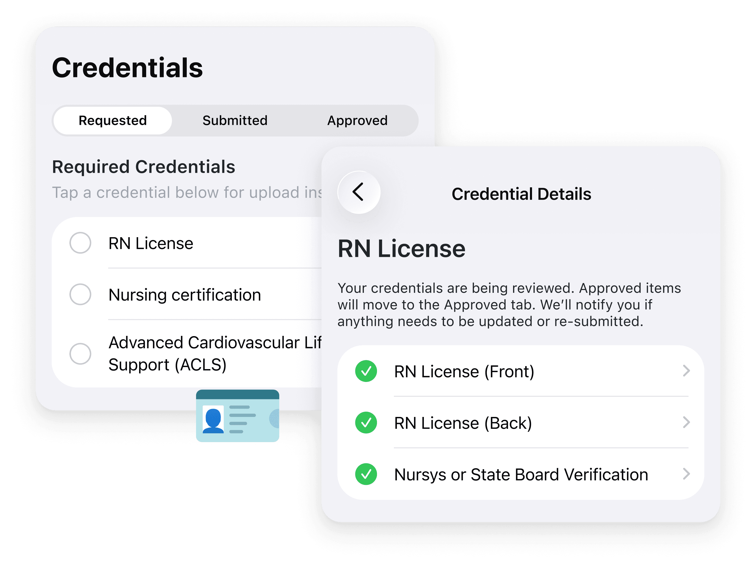 Credentialing & Compliance screenshot
